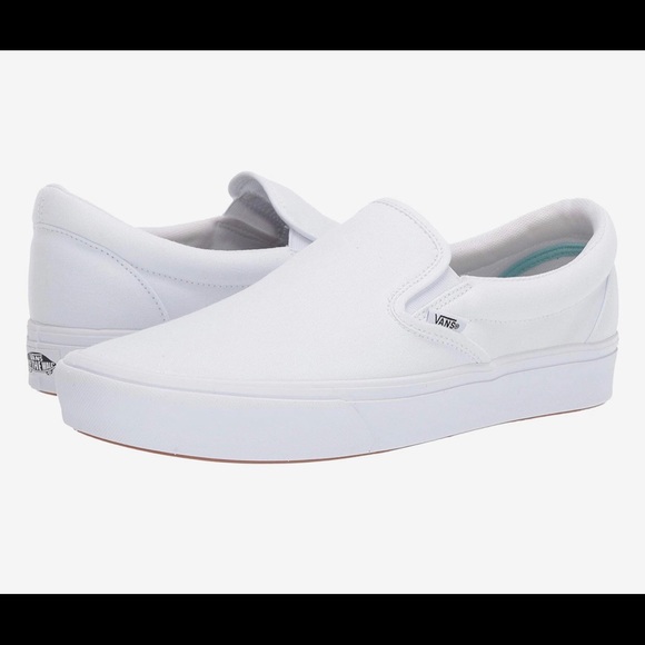 Vans Other - NWT Vans Comfycush Slip-On True White US Men 11